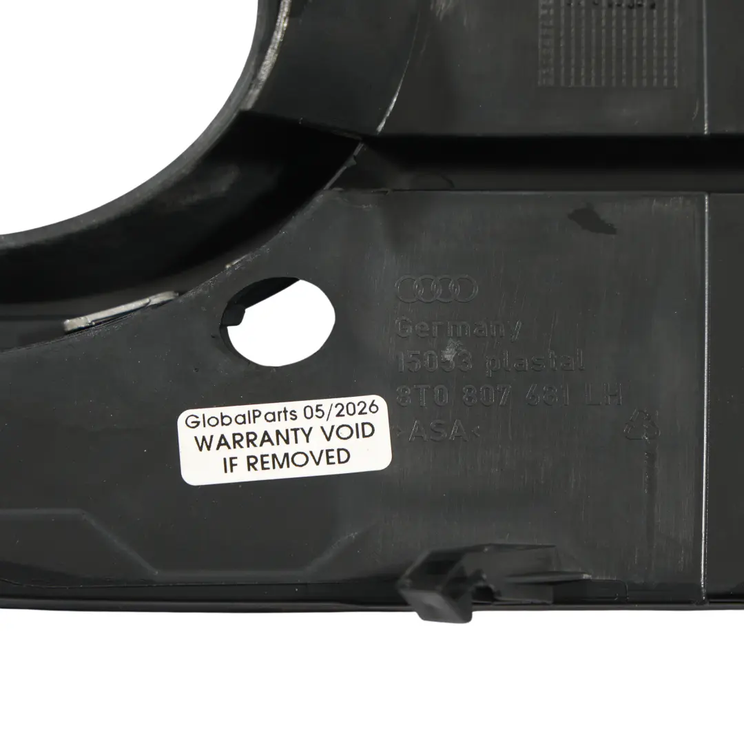 Audi A5 8T Front Bumper Fog Light Cover Grid Grille Trim Left N/S - SKU 8T0807681-2 - Part number 8T0807681