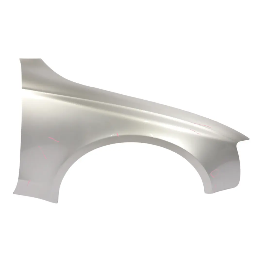 Audi A5 8T Front Side Panel Wing Fender Right O/S Ice Silver Metallic - X7W - SKU 8T0821106H-ICS - Part number 8T0821106H