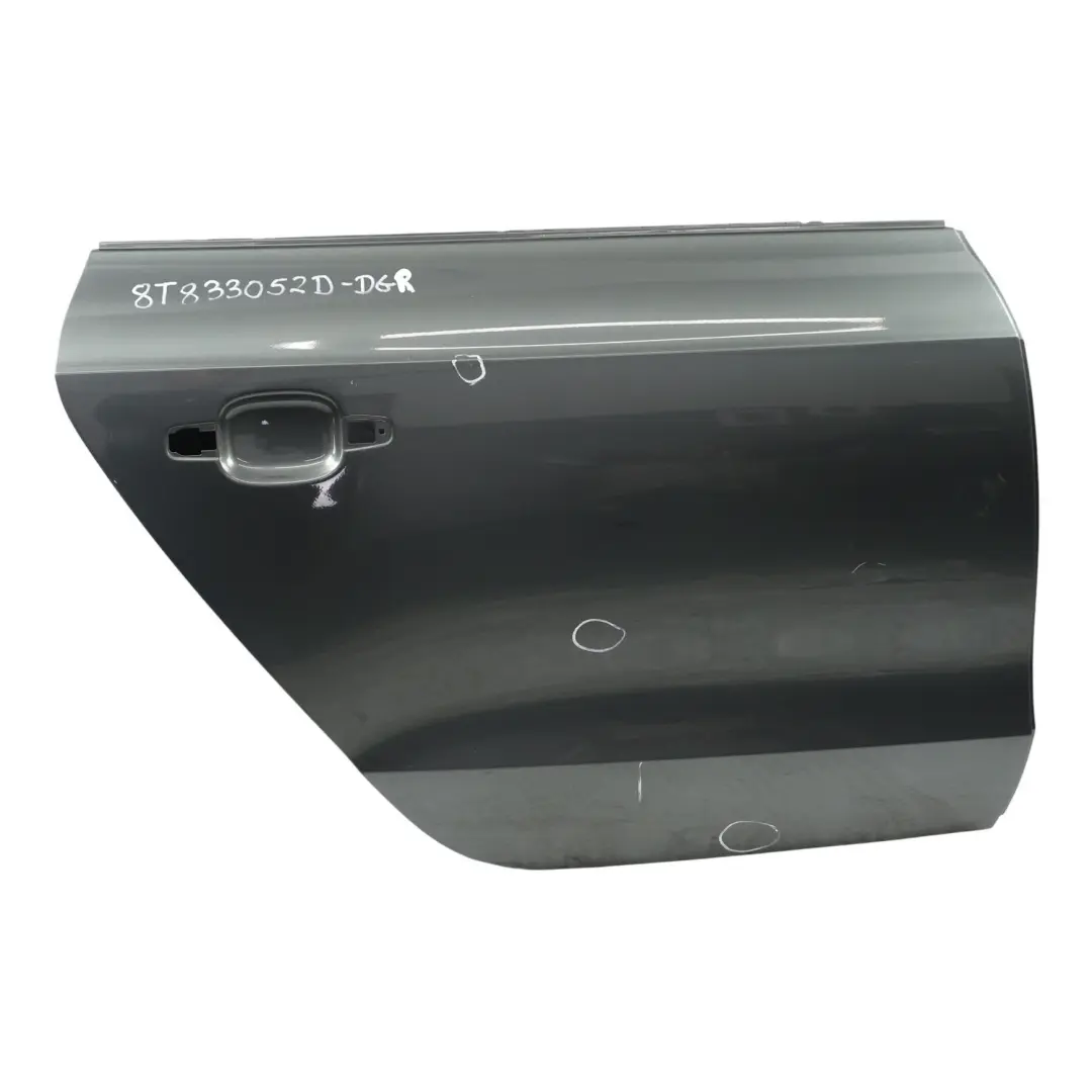 Audi A5 8T Sportback Door Rear Right O/S Daytona Grey Pearl Effect - Z7S - SKU 8T8833052D-DGR - Part number 8T8833052D