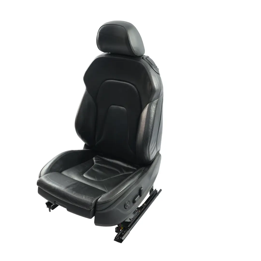 Audi A5 8T Sportback Front Sport Seat Left N/S Heated Leather Soul Black - SKU 8T8881805S - Part number 8T8881805S