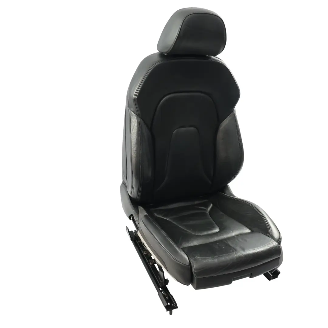 Audi A5 8T Sportback Front Sport Seat Left N/S Heated Leather Soul Black - SKU 8T8881805S - Part number 8T8881805S