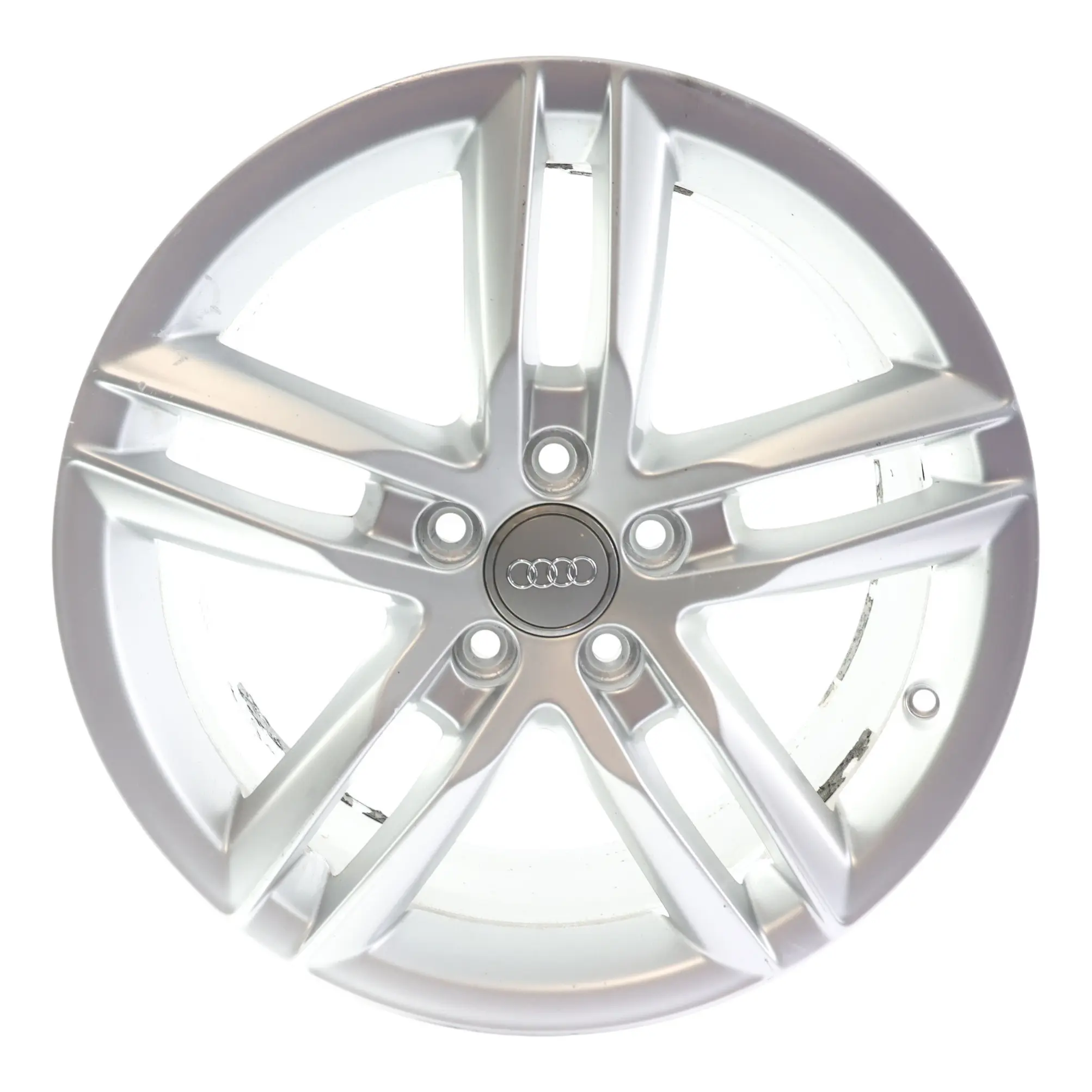 Audi Q3 8U Silver Wheel Alloy Rim 18" 7J ET:43 Double Star Spoke 8U0601025AA