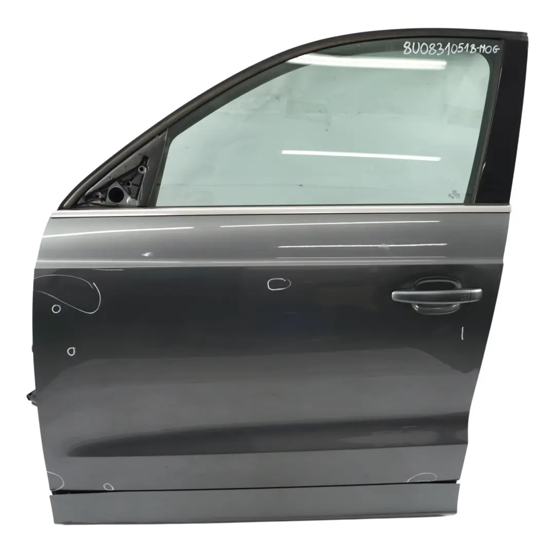Audi Q3 8U Tür Vorne Links Verkleidungsteil Monsungrau Metallic - X7R - SKU 8U0831051B-MOG - Teilenummer 8U0831051B