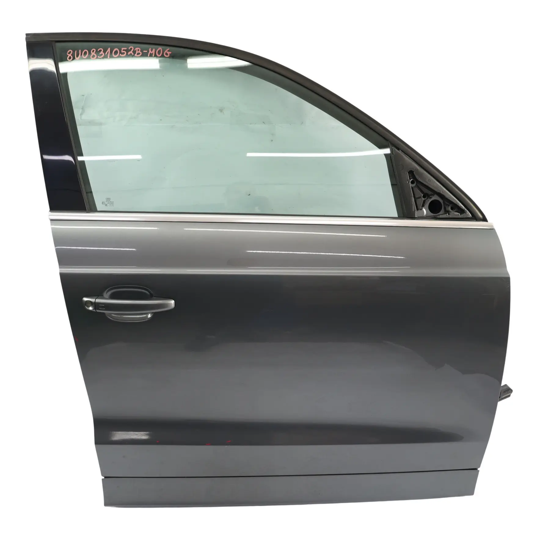 Audi Q3 8U Door Front Right O/S Covering Panel Monsoon Grey Metallic - X7R
