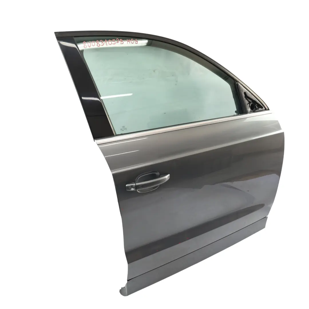 Audi Q3 8U Door Front Right O/S Covering Panel Monsoon Grey Metallic - X7R - SKU 8U0831052B-MOG - Part number 8U0831052B