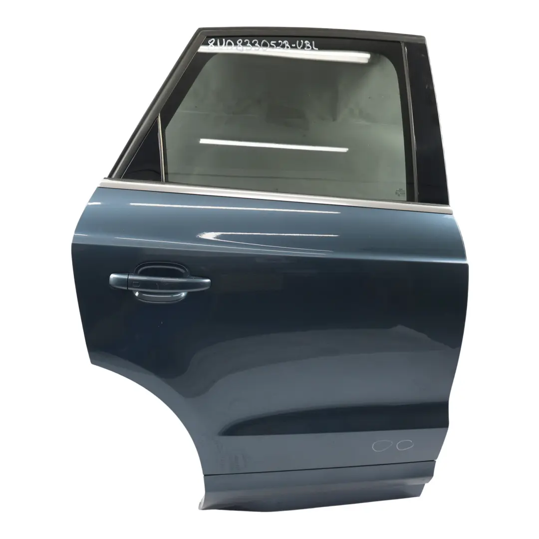 Audi Q3 8U Porte Arrière Droite Revêtement Bleu Utopia Métallisé X5L - SKU 8U0833052B-UBL - Numéro de pièce 8U0833052B
