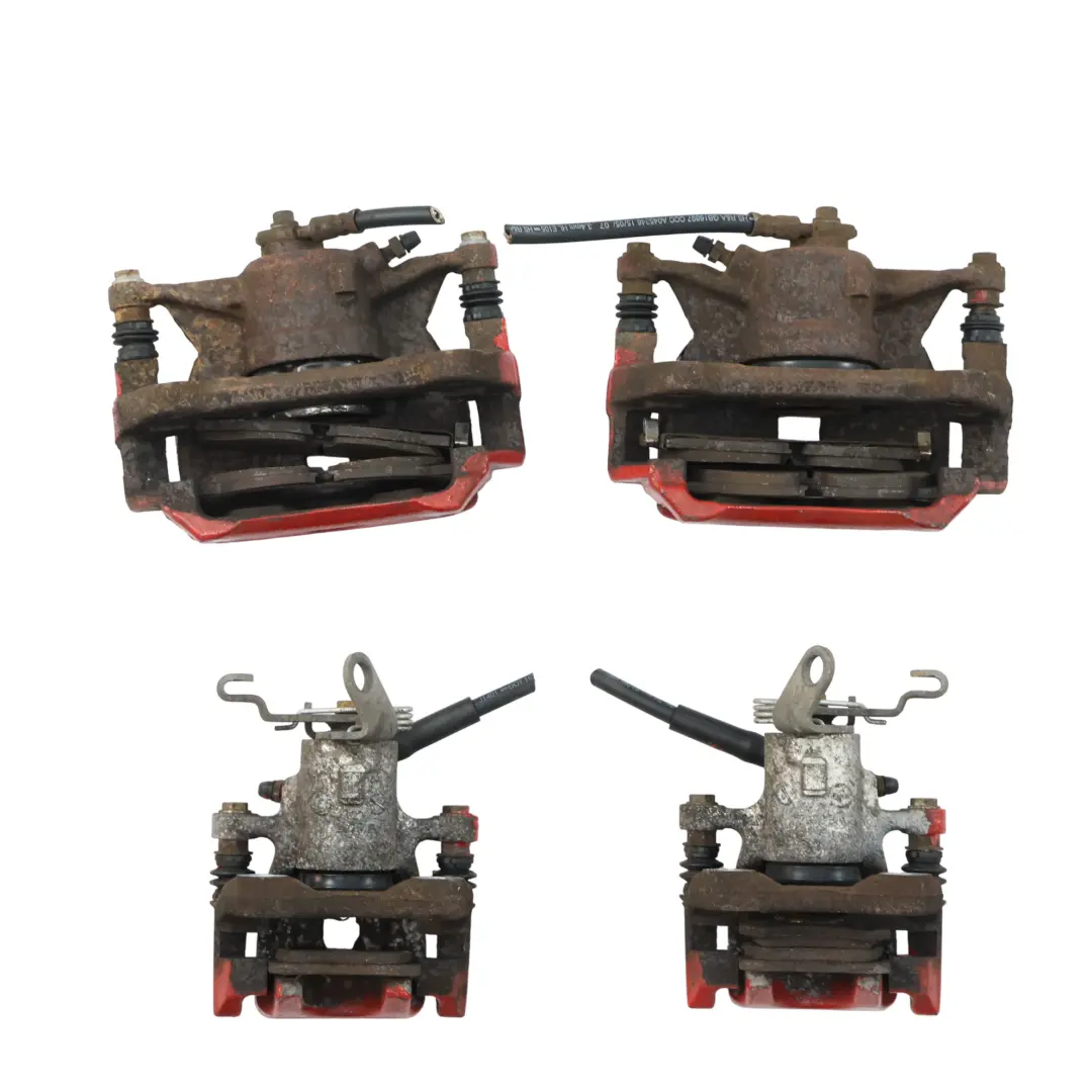 Mk3 FR Pinza Freno Ant Post Rossa Sin Des SET per Seat Leon con numero di parte 8V0615123 Seat Leon Mk3 FR Pinza Freno Ant Post Rossa Sin Des SET - SKU 8V0615123-1 - Numero di parte 8V0615123