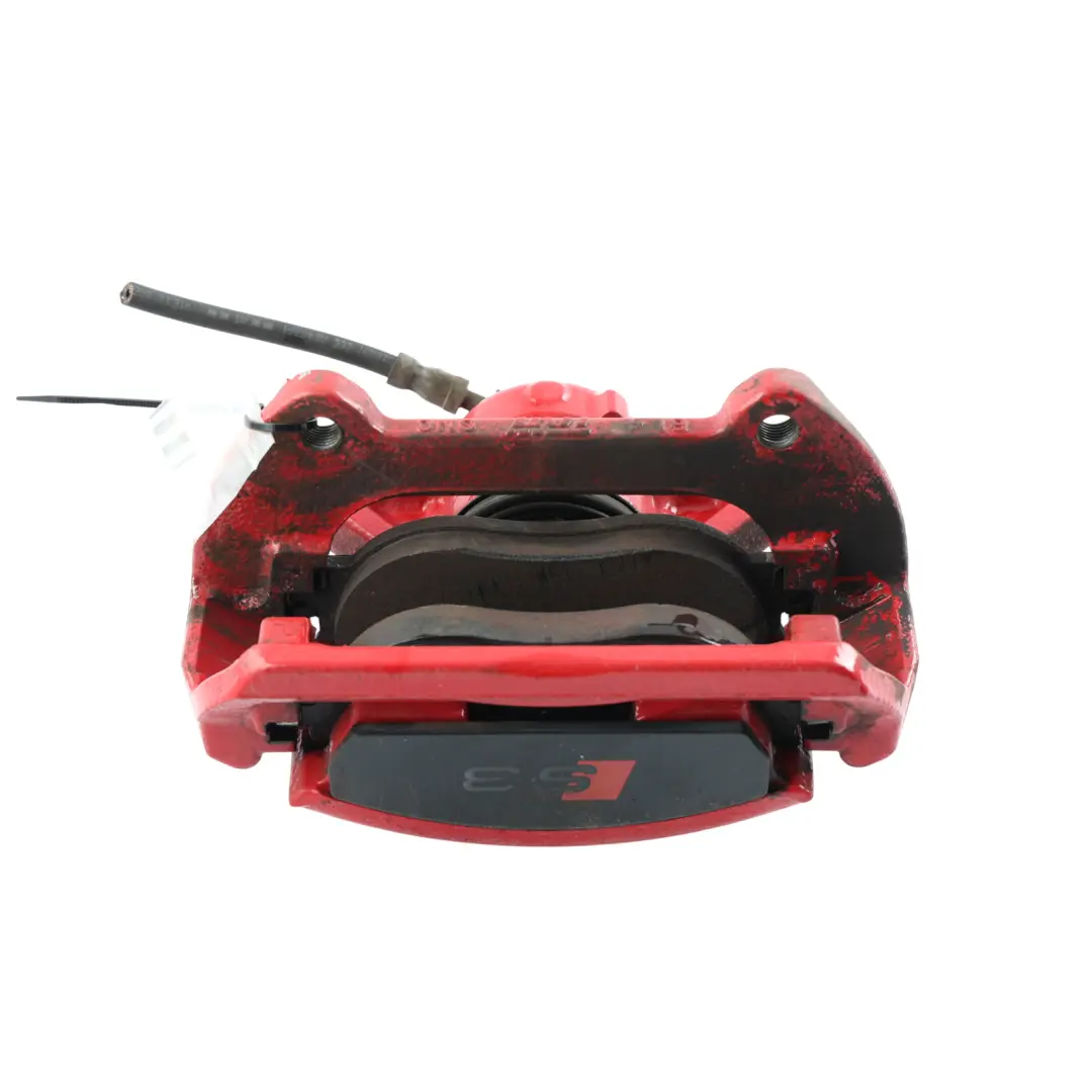 Audi S3 8V Wheel Brake Caliper Front Left N/S Tornado Red - SKU 8V0615123C - Part number 8V0615123C