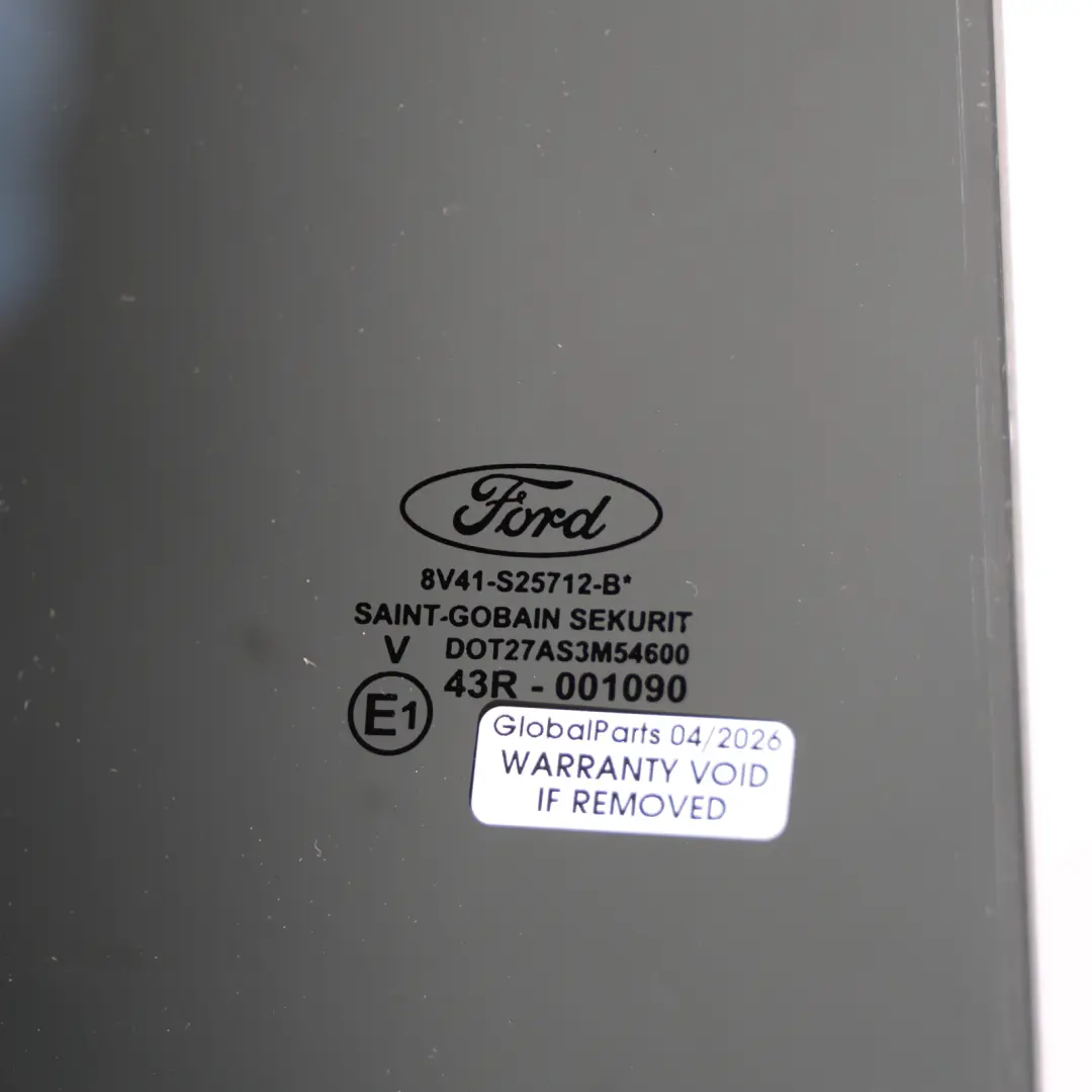 Ford Kuga Mk1 Door Window Glass Rear Right O/S AS3 Tinted - SKU 8V41-S25712-BB - Part number 8V41-S25712-BB