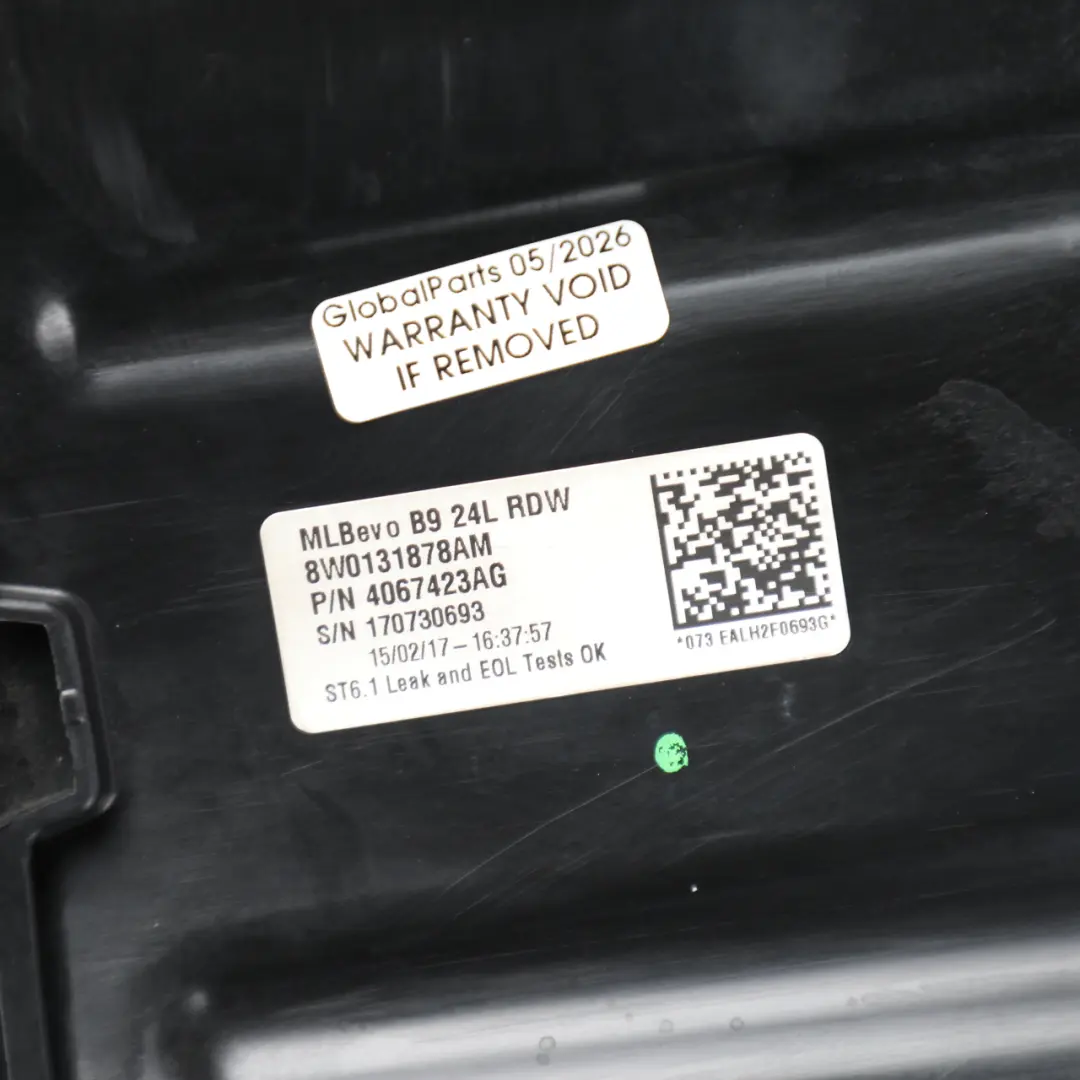 Audi A4 B9 AdBlue Additive Tank Reservoir 2.0 TDI - SKU 8W0131878AM - Part number 8W0131878AM
