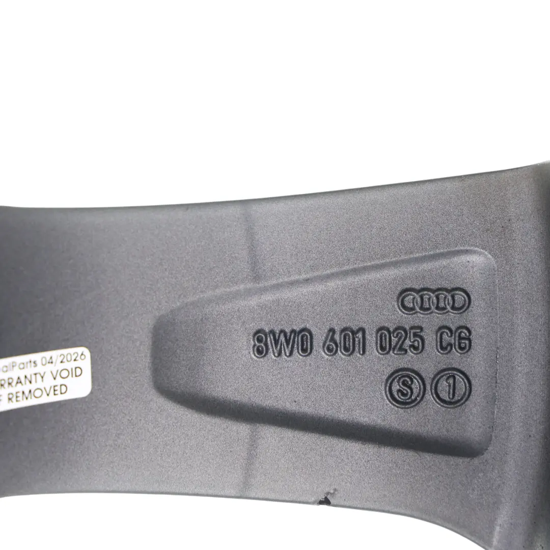 Audi A4 B9 Cerchio Ruota Alluminio Grigio 19" 8.5J ET:40 - SKU 8W0601025CG-2 - Numero di parte 8W0601025CG