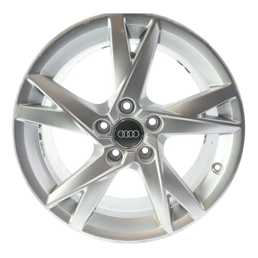 Rim 17" 7.5J ET38 to Audi A4 S4 8W B9 Silver Wheel Wheel with Part number 8W0601025K Audi A4 S4 8W B9 Silver Wheel Wheel Rim 17" 7.5J ET38 - SKU 8W0601025K-3 - Part number 8W0601025K