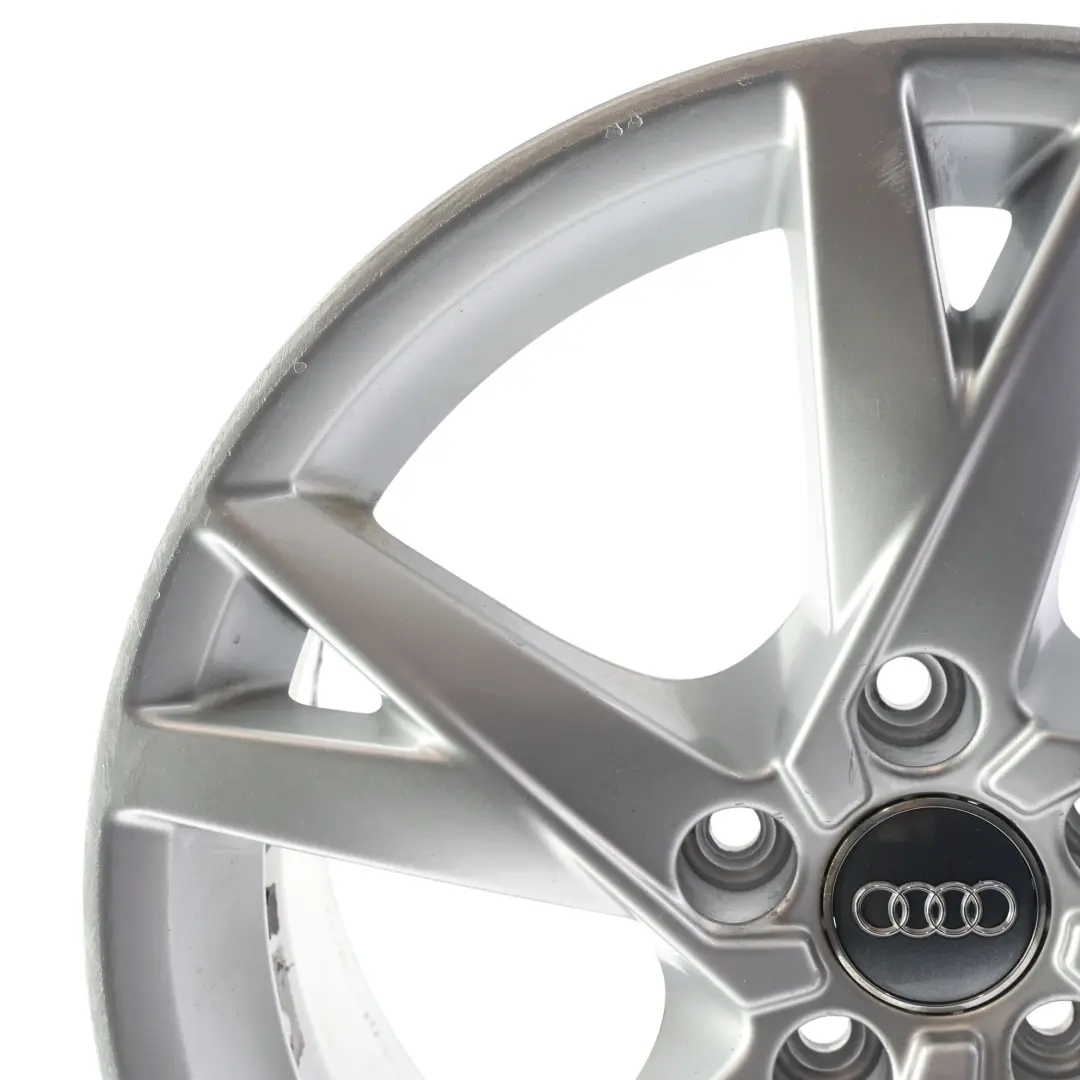 Audi A4 S4 8W B9 Silver Wheel Wheel Rim 17" 7.5J ET38 - SKU 8W0601025K-3 - Part number 8W0601025K