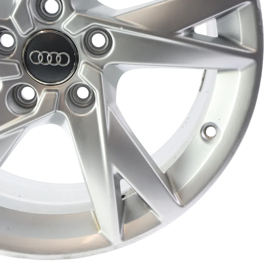 Rim 17" 7.5J ET38 to Audi A4 S4 8W B9 Silver Wheel Wheel with Part number 8W0601025K Audi A4 S4 8W B9 Silver Wheel Wheel Rim 17" 7.5J ET38 - SKU 8W0601025K-3 - Part number 8W0601025K