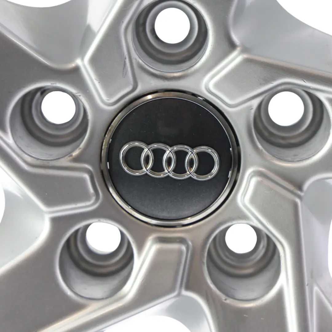 Rim 17" 7.5J ET38 to Audi A4 S4 8W B9 Silver Wheel Wheel with Part number 8W0601025K Audi A4 S4 8W B9 Silver Wheel Wheel Rim 17" 7.5J ET38 - SKU 8W0601025K-3 - Part number 8W0601025K