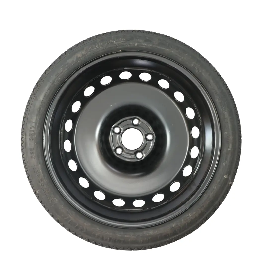 Roue de Secours Galette R19 4J ET22 125/70 pour Audi A4 B9 à propos du numéro de pièce 8W0601027 Audi A4 B9 Roue de Secours Galette R19 4J ET22 125/70 - SKU 8W0601027-1 - Numéro de pièce 8W0601027
