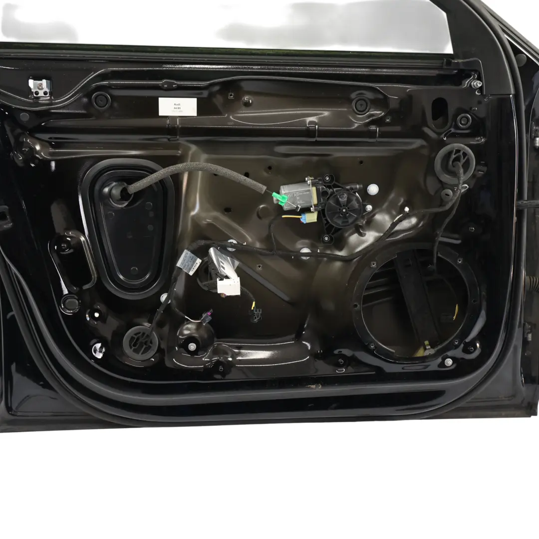 Door Front Left N/S Covering Panel Brilliant Black Metallic - Y9B to Audi A4 B9 with Part number 8W0831051 Audi A4 B9 Door Front Left N/S Covering Panel Brilliant Black Metallic - Y9B - SKU 8W0831051-BBL - Part number 8W0831051