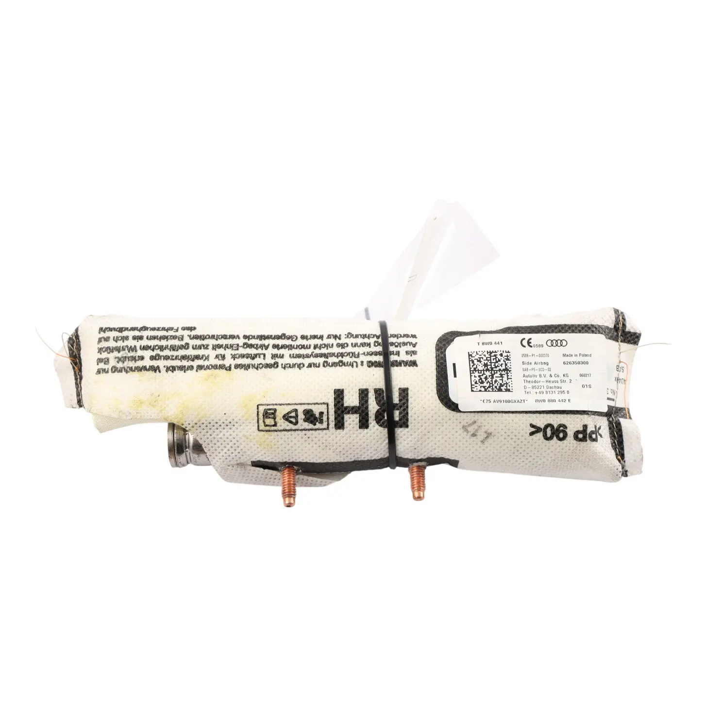 Audi A4 S4 8W B9 A5 S5 F5 Rear Seat Bench Air Module Unit Right O/S 8W0880442E