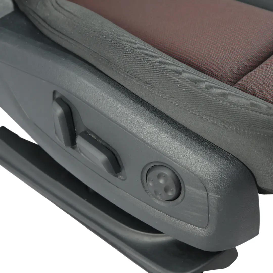 Audi A4 B9 Asiento Delantero Calefactable Eléctrico Tela Negro Rojo Derecho - SKU 8W0881806E-1 - Número de pieza 8W0881806E