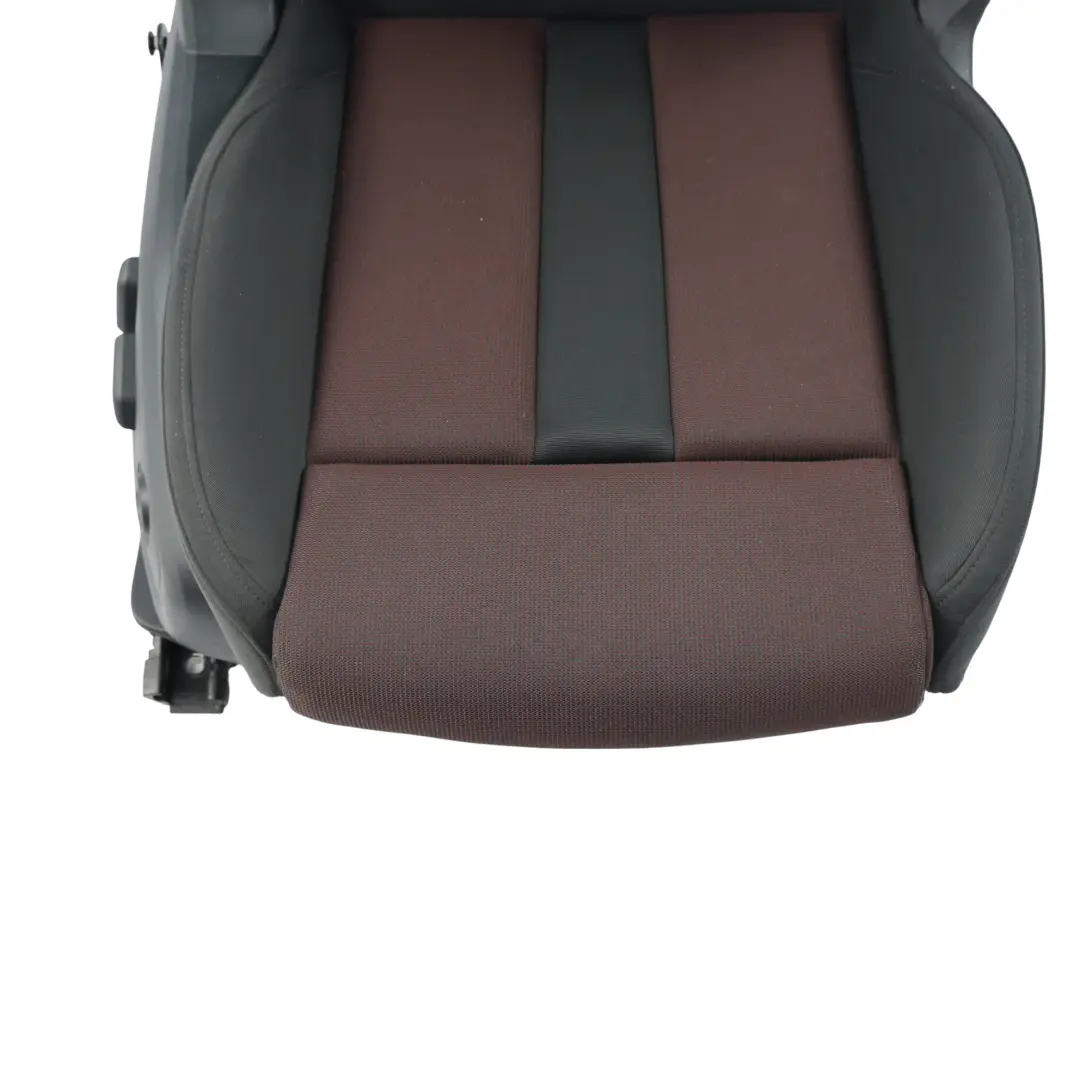 Audi A4 B9 Front Seat Heated Electric Interior Farbic Black Red Right O/S - SKU 8W0881806E-1 - Part number 8W0881806E