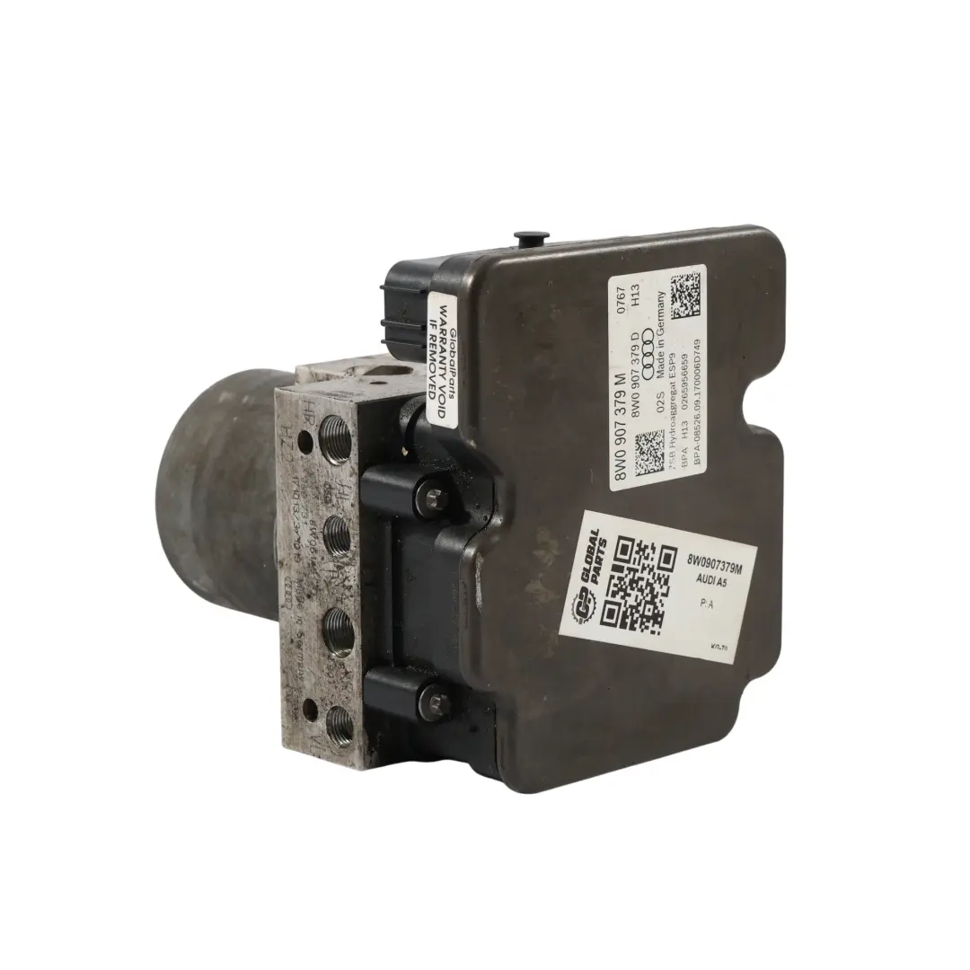 Audi A4 S4 8W A5 S5 F5 ABS Pumpe Hydraulik Modul Steuergerät - SKU 8W0907379M - Teilenummer 8W0907379M