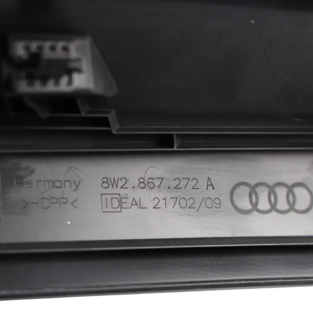 Lower A Pillar Trim Cover Soul Black Right O/S to Audi A4 B9 A5 S5 F5 with Part number 8W2867272A Audi A4 B9 A5 S5 F5 Lower A Pillar Trim Cover Soul Black Right O/S - SKU 8W2867272A - Part number 8W2867272A