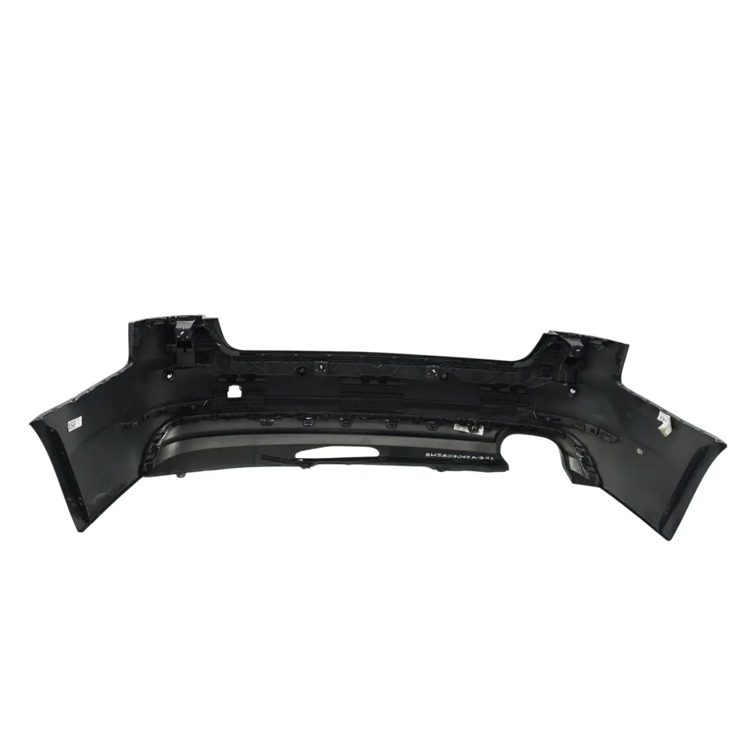 Bumper Trim Panel Covering Brilliant Black Metallic - Y9B to Audi A4 B9 Saloon Rear with Part number 8W5807067A Audi A4 B9 Saloon Rear Bumper Trim Panel Covering Brilliant Black Metallic - Y9B - SKU 8W5807067A-BBL - Part number 8W5807067A