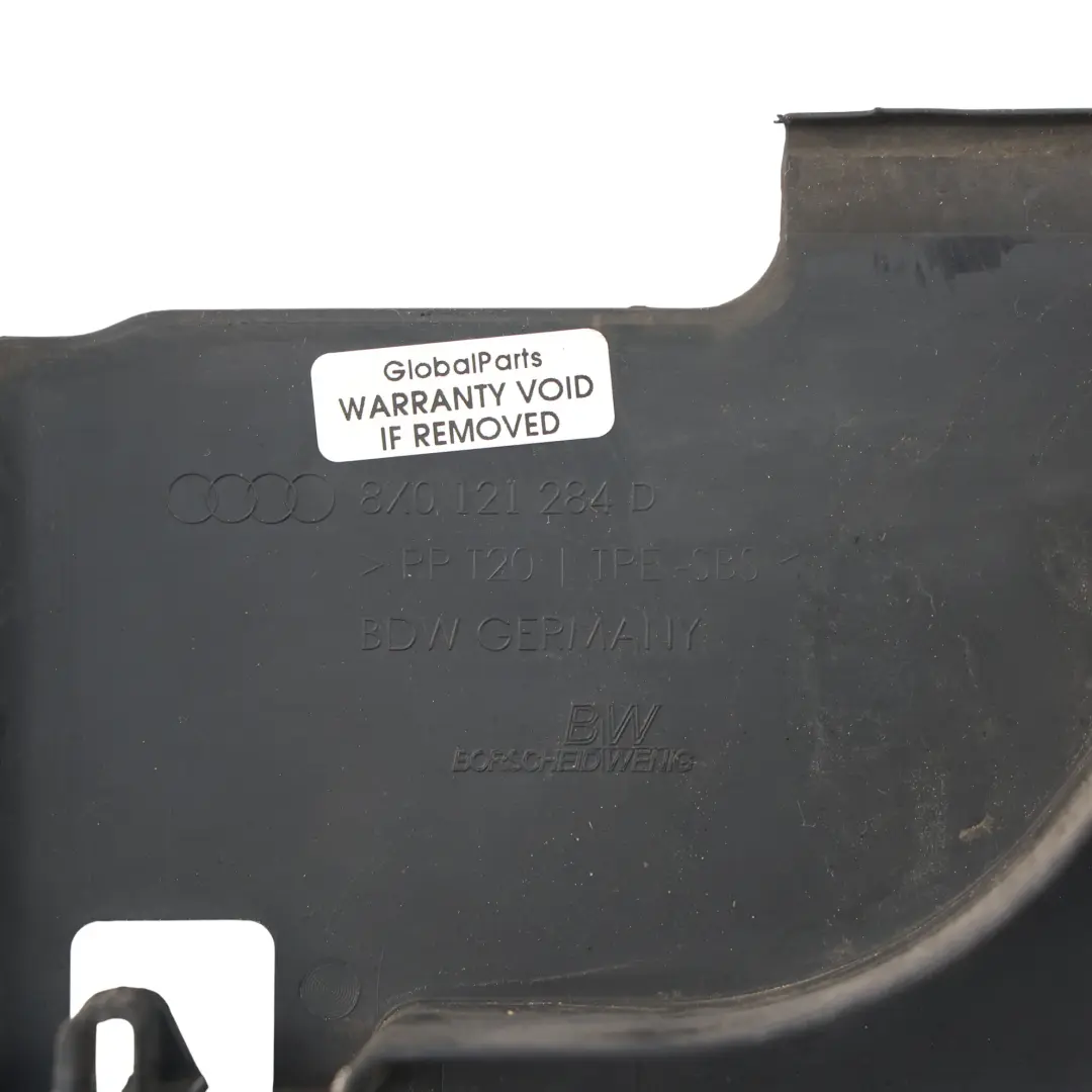 Canale Guida Aria Radiatore Destro per Audi A1 8X con numero di parte 8X0121284D Audi A1 8X Canale Guida Aria Radiatore Destro - SKU 8X0121284D - Numero di parte 8X0121284D