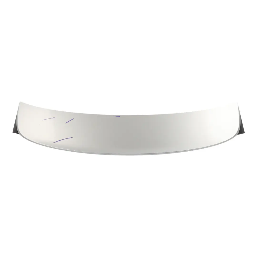 Audi A1 8X Rear Trunk Boot Tailgate Spoiler Trim Ice Silver Metallic - X7W - SKU 8X3827933E-ICS - Part number 8X3827933E