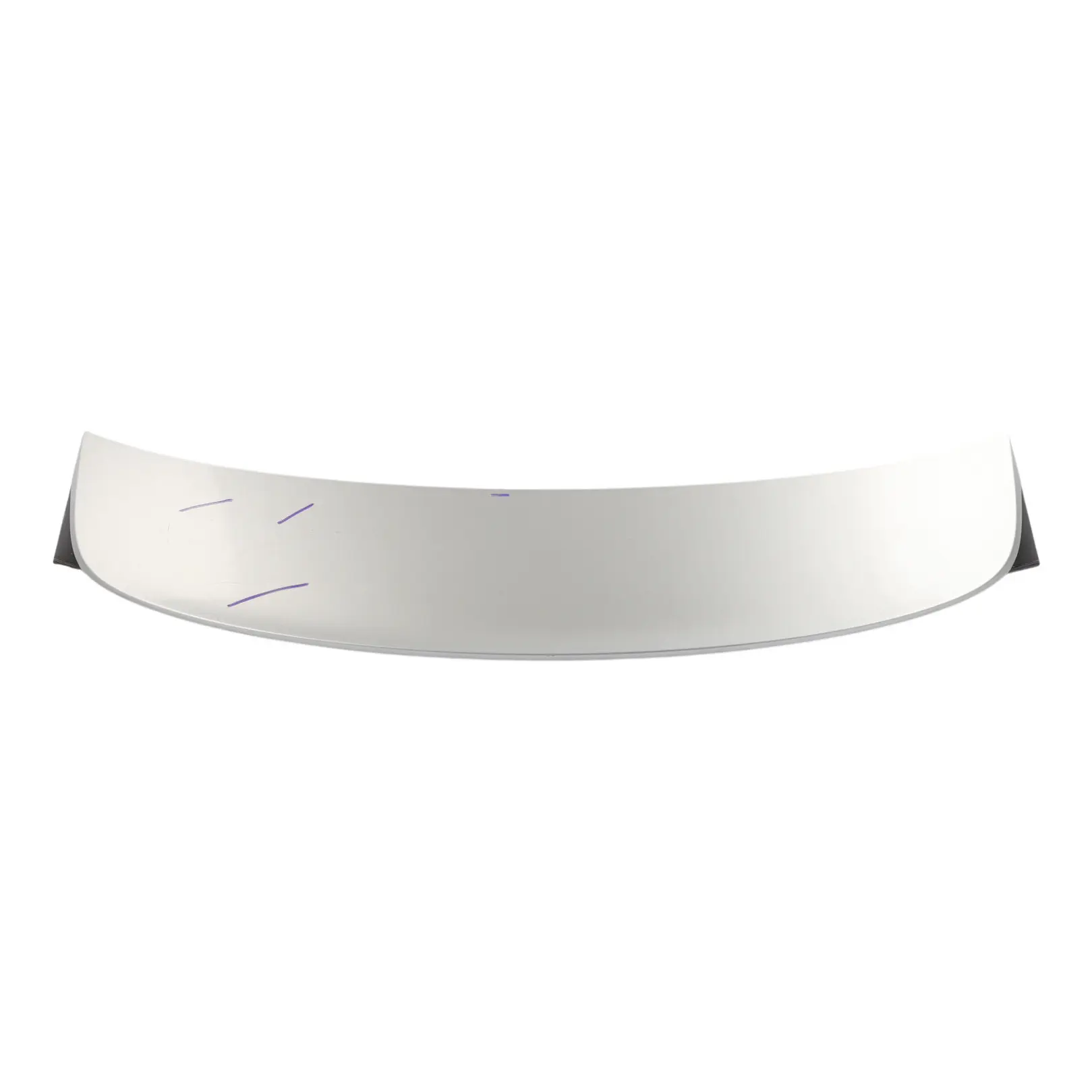 Audi A1 8X Rear Trunk Boot Tailgate Spoiler Trim Ice Silver Metallic - X7W