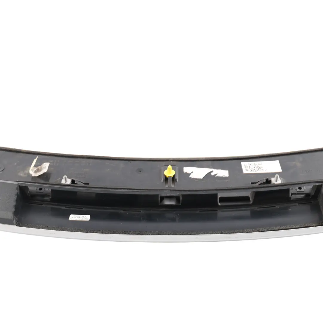 Audi A1 8X Rear Trunk Boot Tailgate Spoiler Trim Ice Silver Metallic - X7W - SKU 8X3827933E-ICS - Part number 8X3827933E