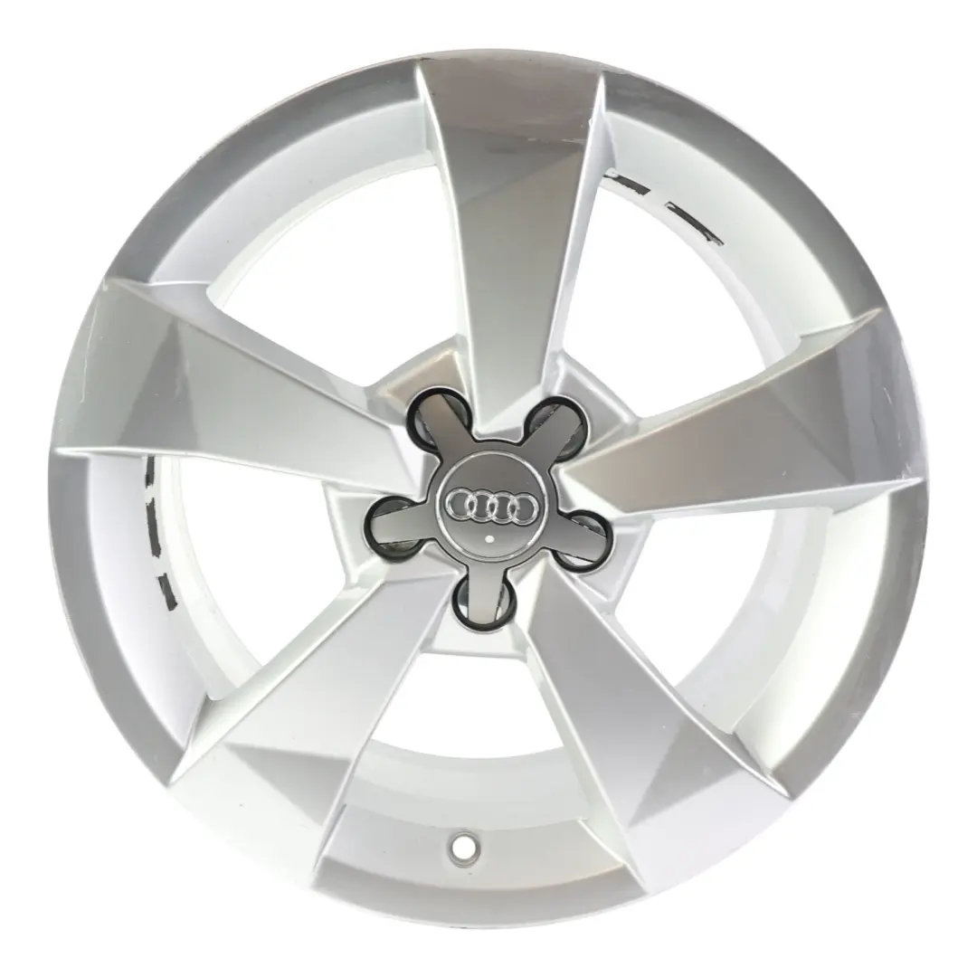 Audi A1 8X Silver Alloy Wheel Rim 16" 7J ET:34 Star Spoke - SKU 8XA601025A-1 - Part number 8XA601025A