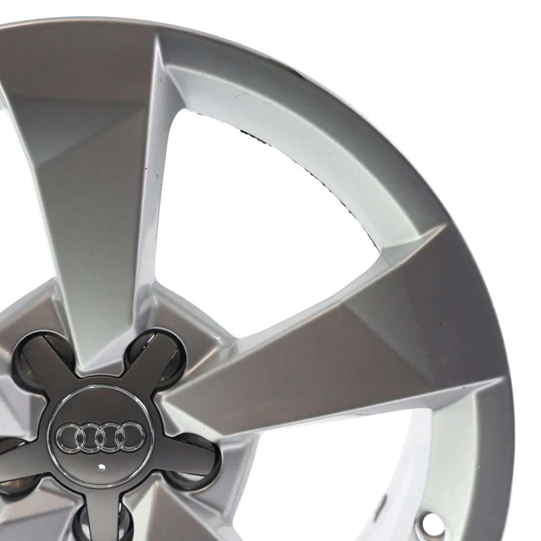 Rim Alloy Silver 16" 7J ET:34 Star Spoke to Audi A1 8X Wheel with Part number 8XA601025A Audi A1 8X Wheel Rim Alloy Silver 16" 7J ET:34 Star Spoke - SKU 8XA601025A-3 - Part number 8XA601025A