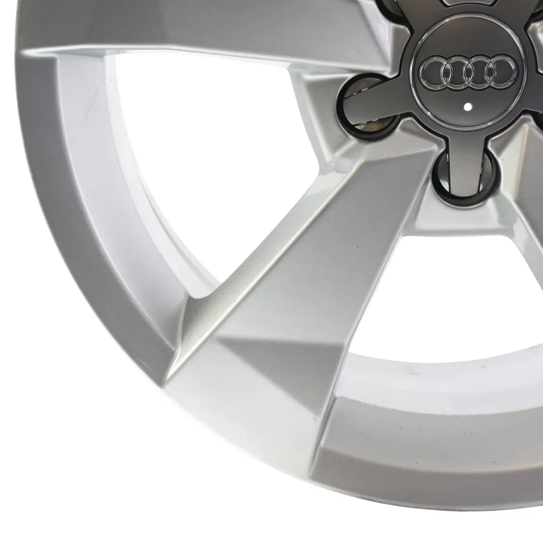Audi A1 8X Wheel Rim Alloy Silver 16" 7J ET:34 Star Spoke - SKU 8XA601025A-3 - Part number 8XA601025A