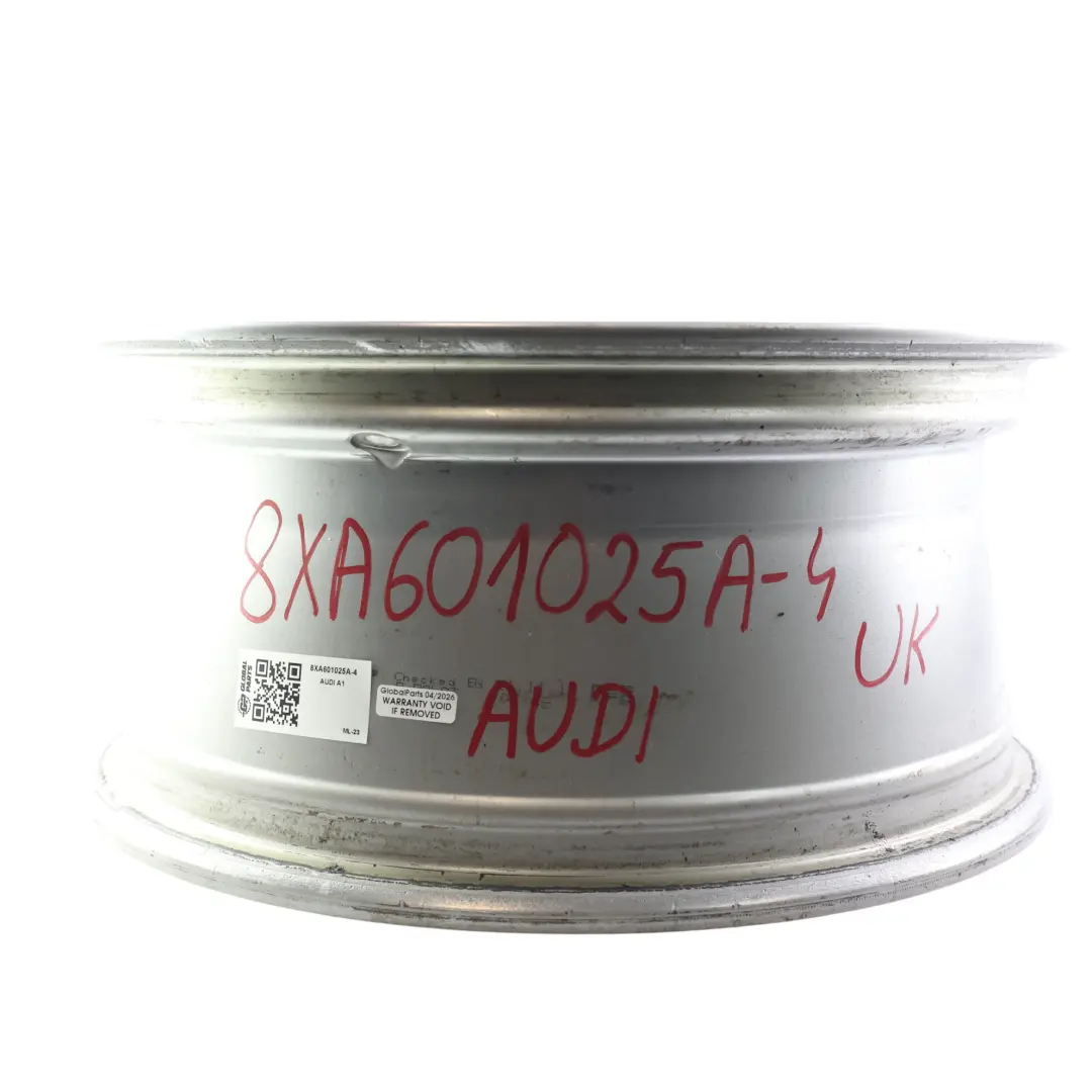 Alloy Wheel Rim 16" 7J ET:34 Star Spoke to Audi A1 8X Silver with Part number 8XA601025A Audi A1 8X Silver Alloy Wheel Rim 16" 7J ET:34 Star Spoke - SKU 8XA601025A-4 - Part number 8XA601025A