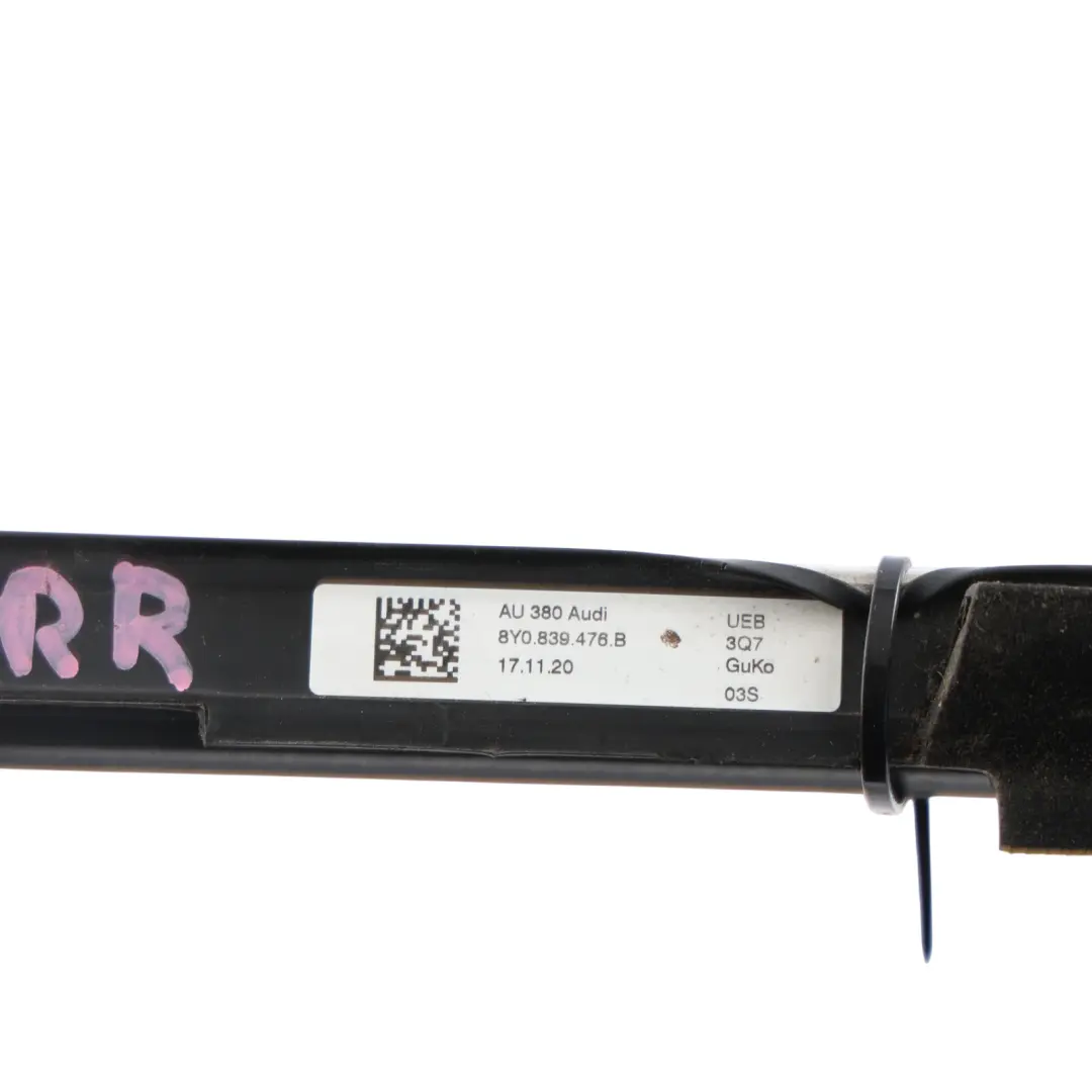 8Y Rear Window Weatherstrip Trim Aluminium Right O/S to Audi S3 with Part number 8Y0839475B Audi S3 8Y Rear Window Weatherstrip Trim Aluminium Right O/S - SKU 8Y0839475B - Part number 8Y0839475B