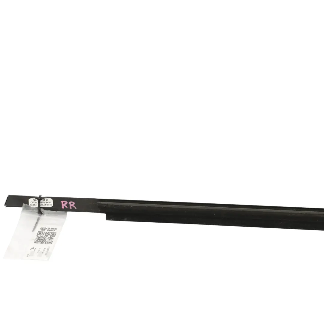 Audi A3 Rear Door Outer Window Seal Trim Strip Right O/S Aluminium - SKU 8Y0839476B - Part number 8Y0839476B