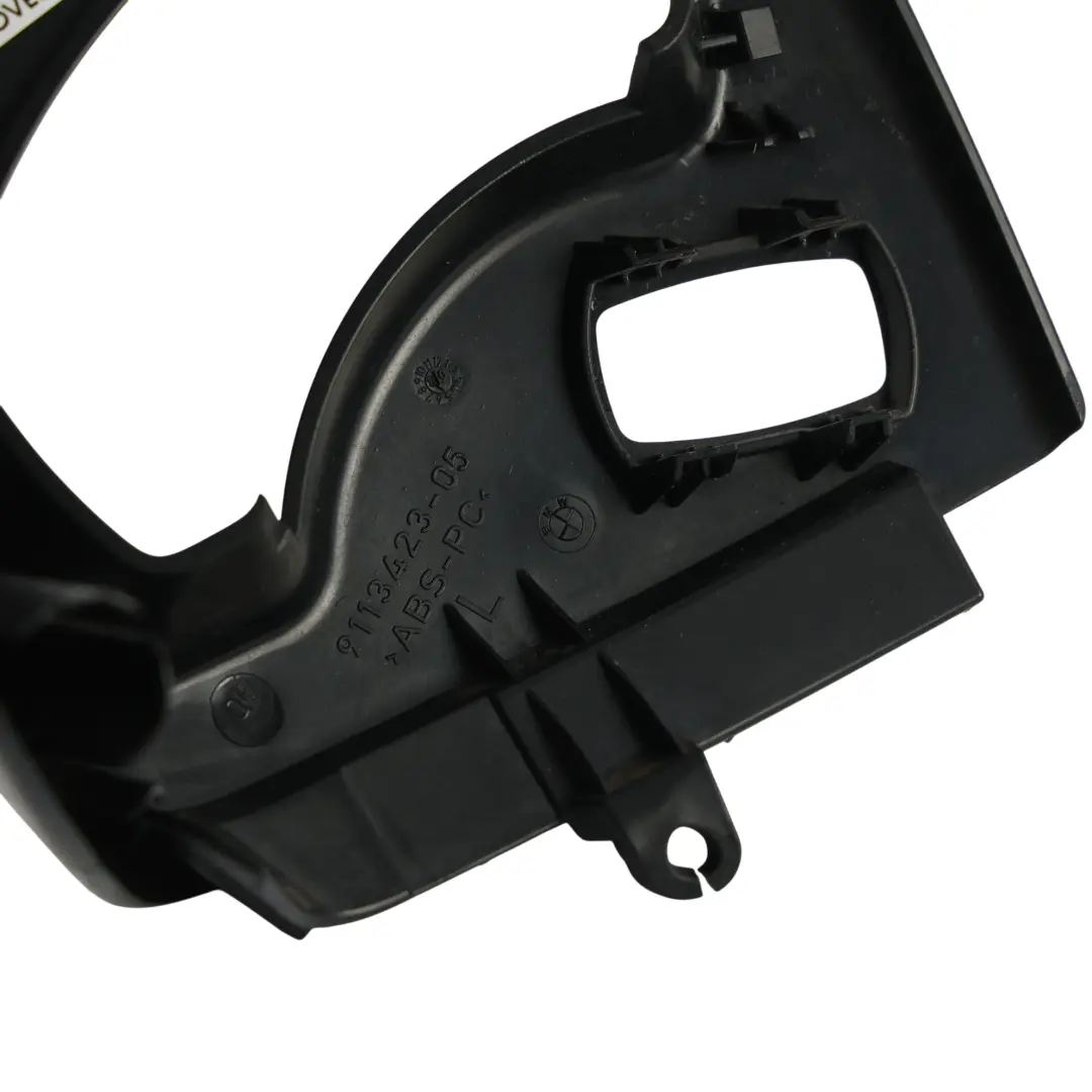 Cubierta Control Liberación Asiento Negro Delantero Izq para BMW 3 E93 LCI con número de pieza 9113423 BMW 3 E93 LCI Cubierta Control Liberación Asiento Negro Delantero Izq - SKU 9113423-1 - Número de pieza 9113423