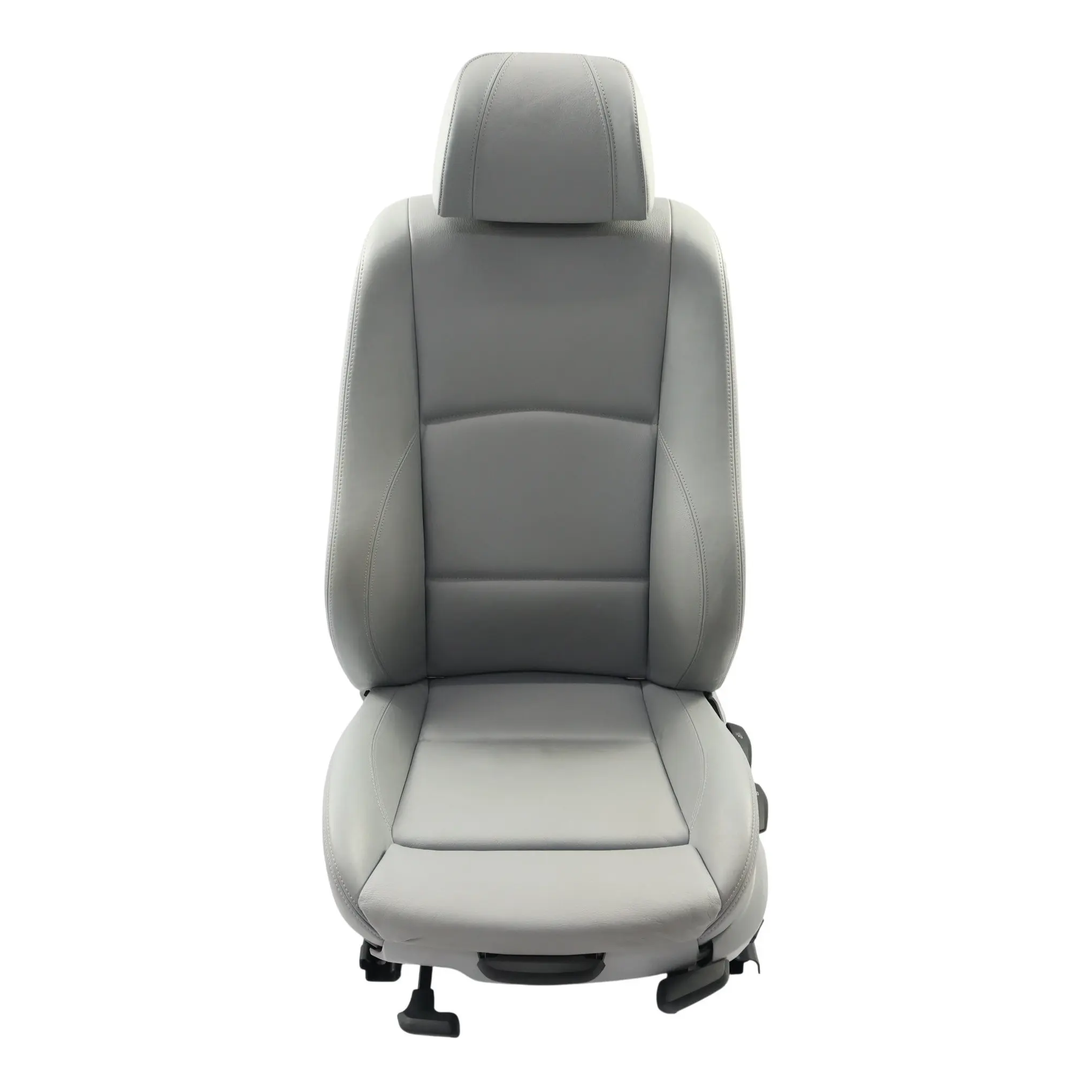 BMW E87 LCI Fotel Przedni Lewy Podgrzewany Elektryczny Skóra Szary 9128289
