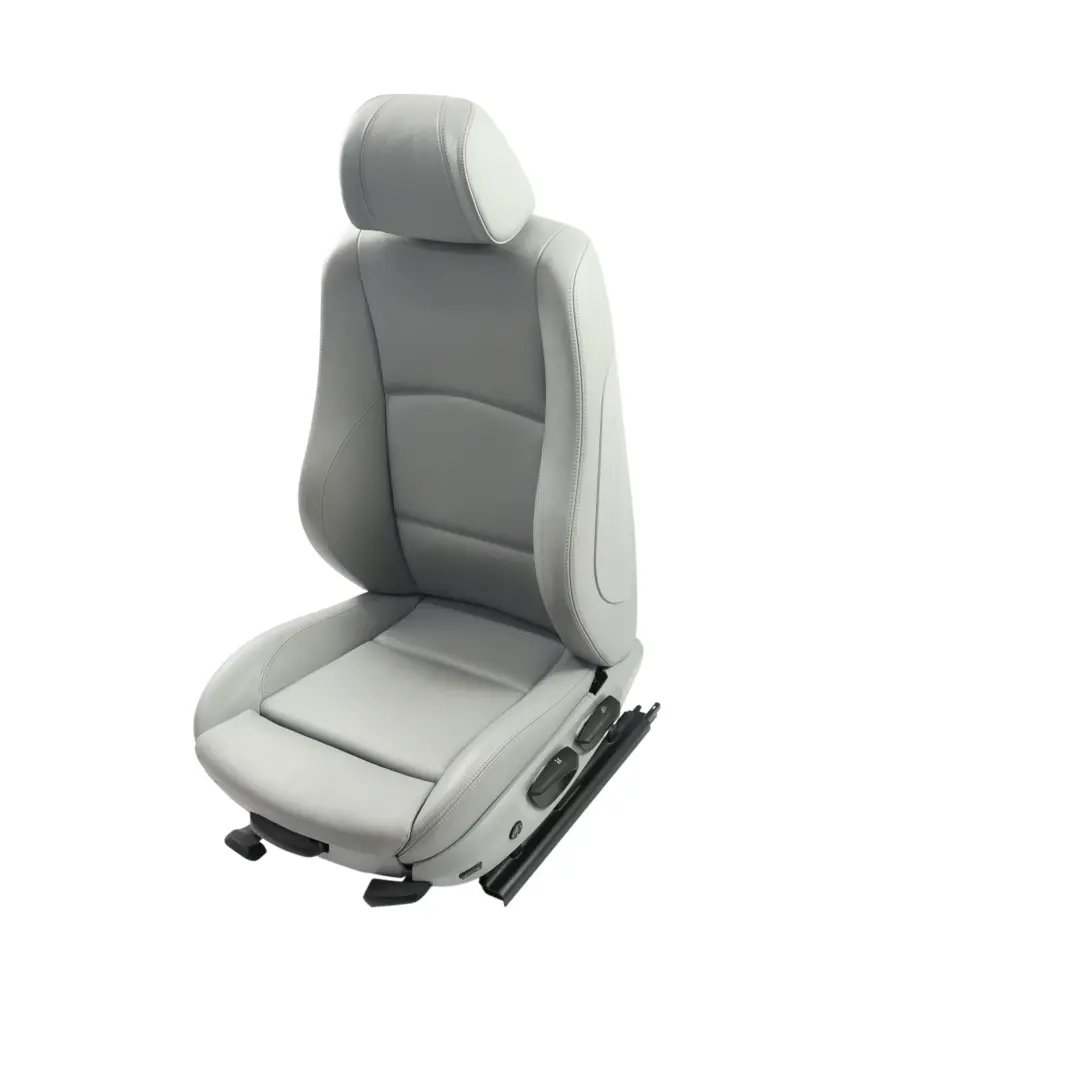 BMW E87 LCI Vordersitz Beheizt Elektrisch Links Innenraum Leder Grau - SKU 9128289-1 - Teilenummer 9128289