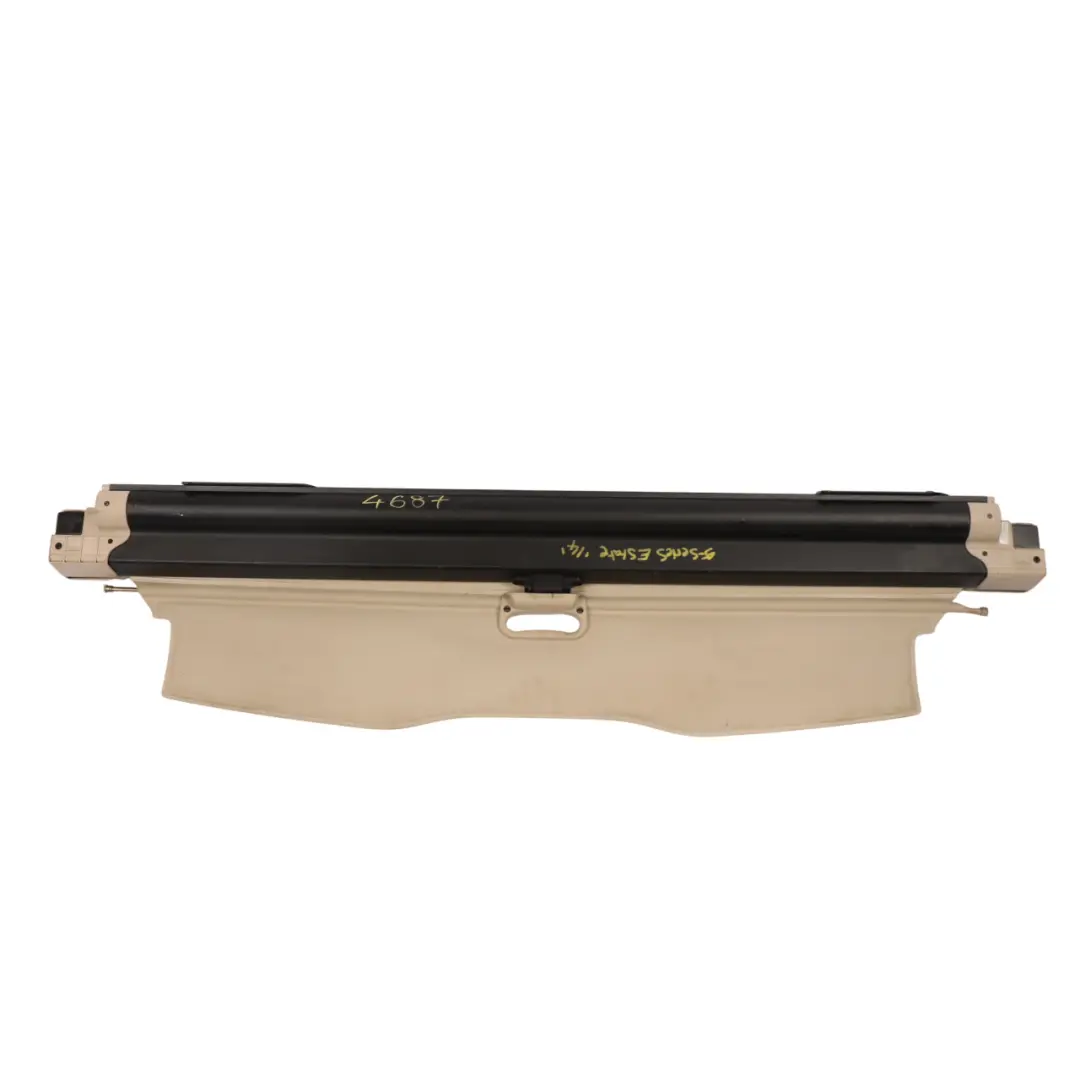 Parcel Shelf Roller Blind Trim Panel Covering Oyster to BMW F11 Touring with Part number 9200684 BMW F11 Touring Parcel Shelf Roller Blind Trim Panel Covering Oyster - SKU 9200684 - Part number 9200684