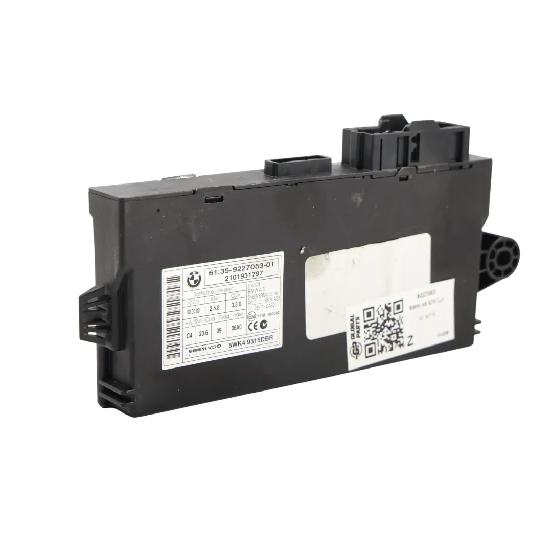 BMW X5 E70 X6 E71 Moduł Sterujący CAS ECU - SKU 9227053 - Numer Części 9227053