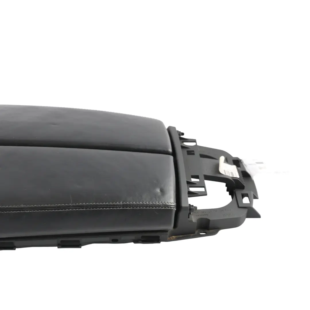 BMW F12 Front Centre Console Arm Rest Black Leather - SKU 9238315 - Part number 9238315