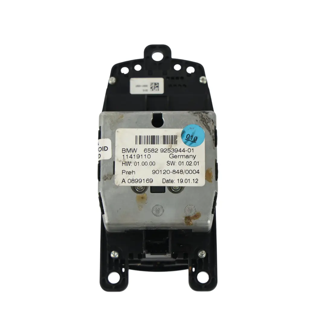 iDrive Controller Knopf Steuerschalter Taste für BMW F10 F11 F20 mit Teilenummer 9253944 BMW F10 F11 F20 iDrive Controller Knopf Steuerschalter Taste - SKU 9253944-1 - Teilenummer 9253944