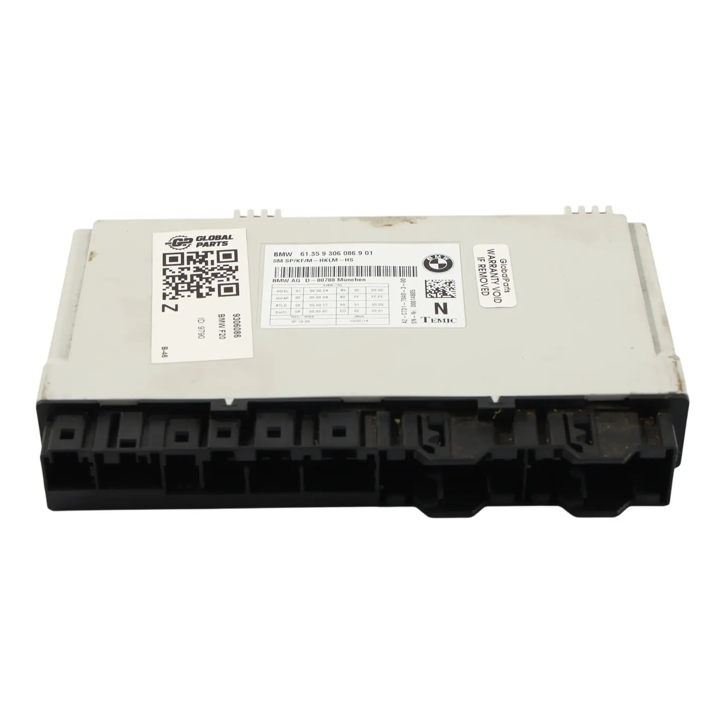BMW F20 F21 F22 F30 F31 F32 F33 Moduł Fotela Strona Kierowcy 9306086