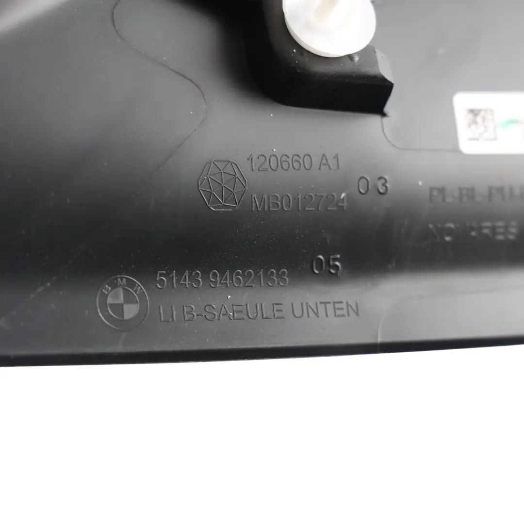 Pillar Trim Cover Panel Inner Lower Left Passenger Side N/S to BMW X1 X2 B with Part number 9462133 BMW X1 X2 B Pillar Trim Cover Panel Inner Lower Left Passenger Side N/S - SKU 9462133 - Part number 9462133