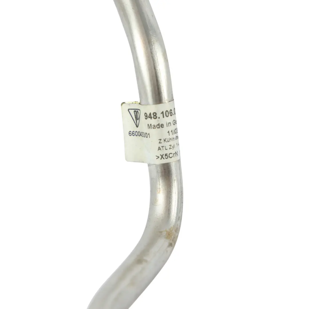 Turbocharger Coolant Water Pipe Hose to Porsche Cayenne 92A Turbo with Part number 94810602752 Porsche Cayenne 92A Turbo Turbocharger Coolant Water Pipe Hose - SKU 94810602752 - Part number 94810602752