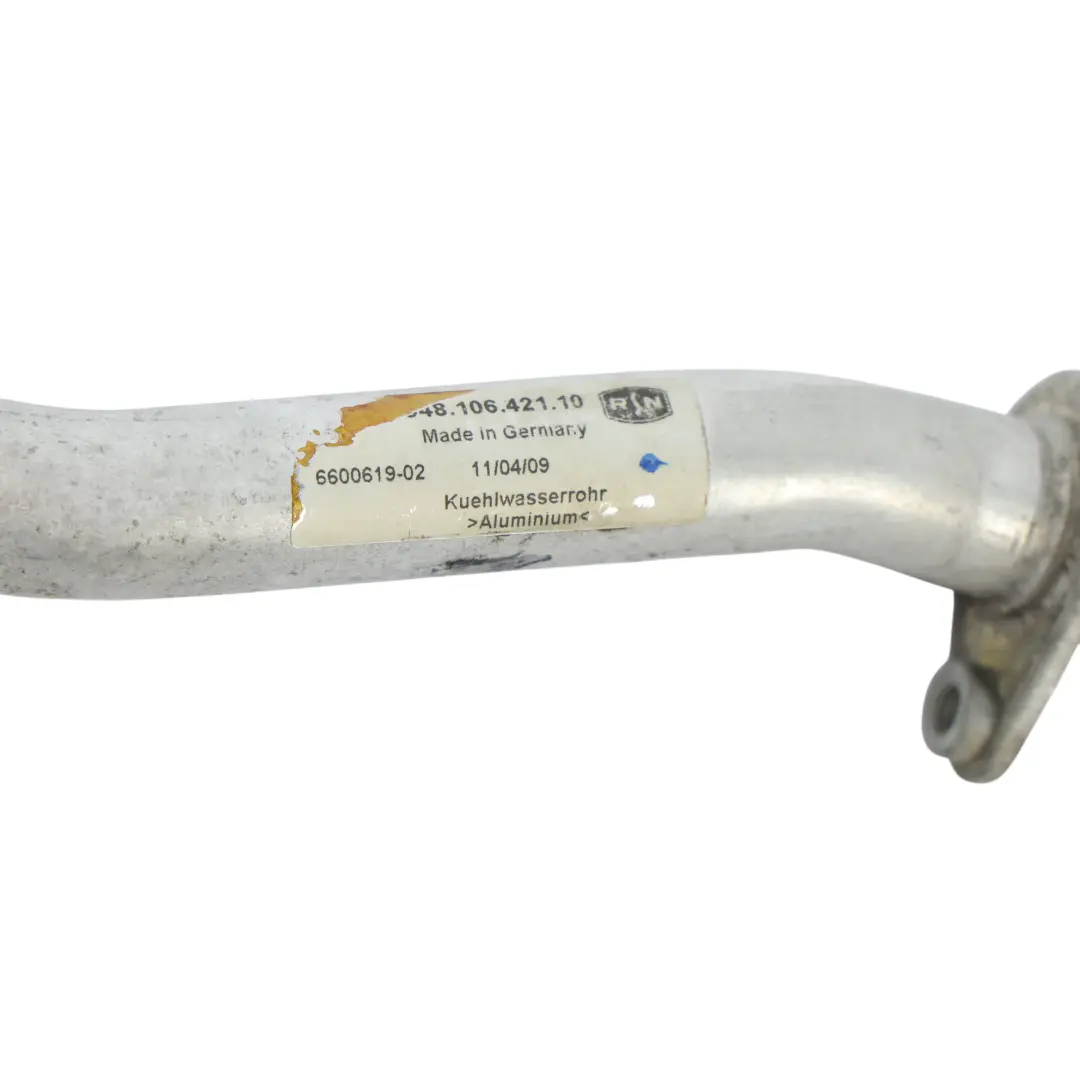 Coolant Water Return Pipe Hose Tube to Porsche Cayenne Turbo 92A with Part number 94810642110 Porsche Cayenne Turbo 92A Coolant Water Return Pipe Hose Tube - SKU 94810642110 - Part number 94810642110