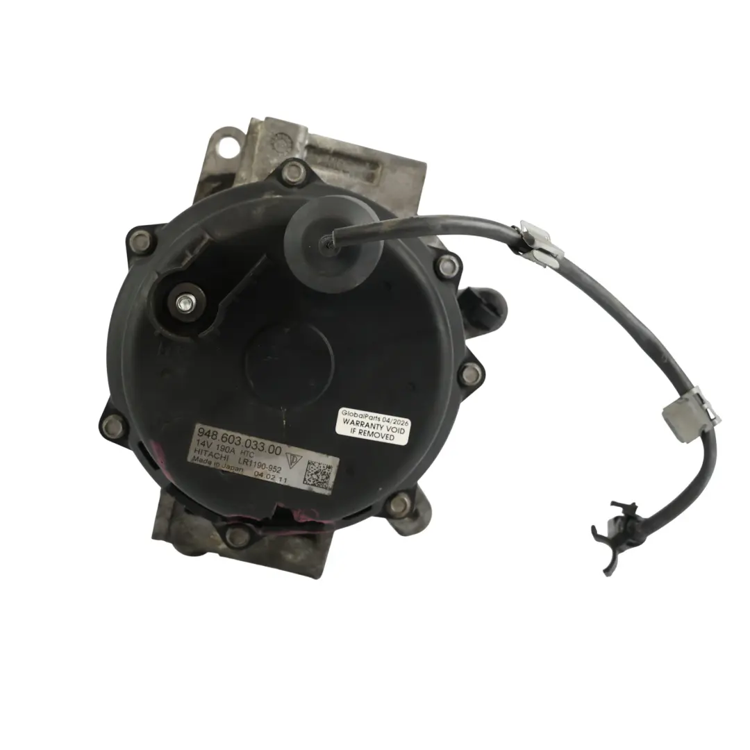 Porsche Cayenne 92A E2 Lichtmaschine 14V 190A Benzin 4.8 V8 - SKU 94860303300-1 - Teilenummer 94860303300
