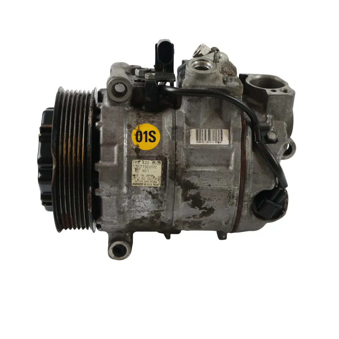 Conditioning Compressor V8 Bi -Turbo 7P5820803B to Porsche Cayenne Turbo 92a Air with Part number 95812601401 Porsche Cayenne Turbo 92a Air Conditioning Compressor V8 Bi -Turbo 7P5820803B - SKU 95812601401 - Part number 95812601401